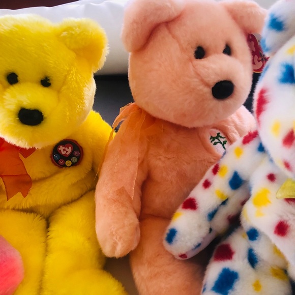 4 (BIG )Beanie Bears TY - Picture 3 of 14